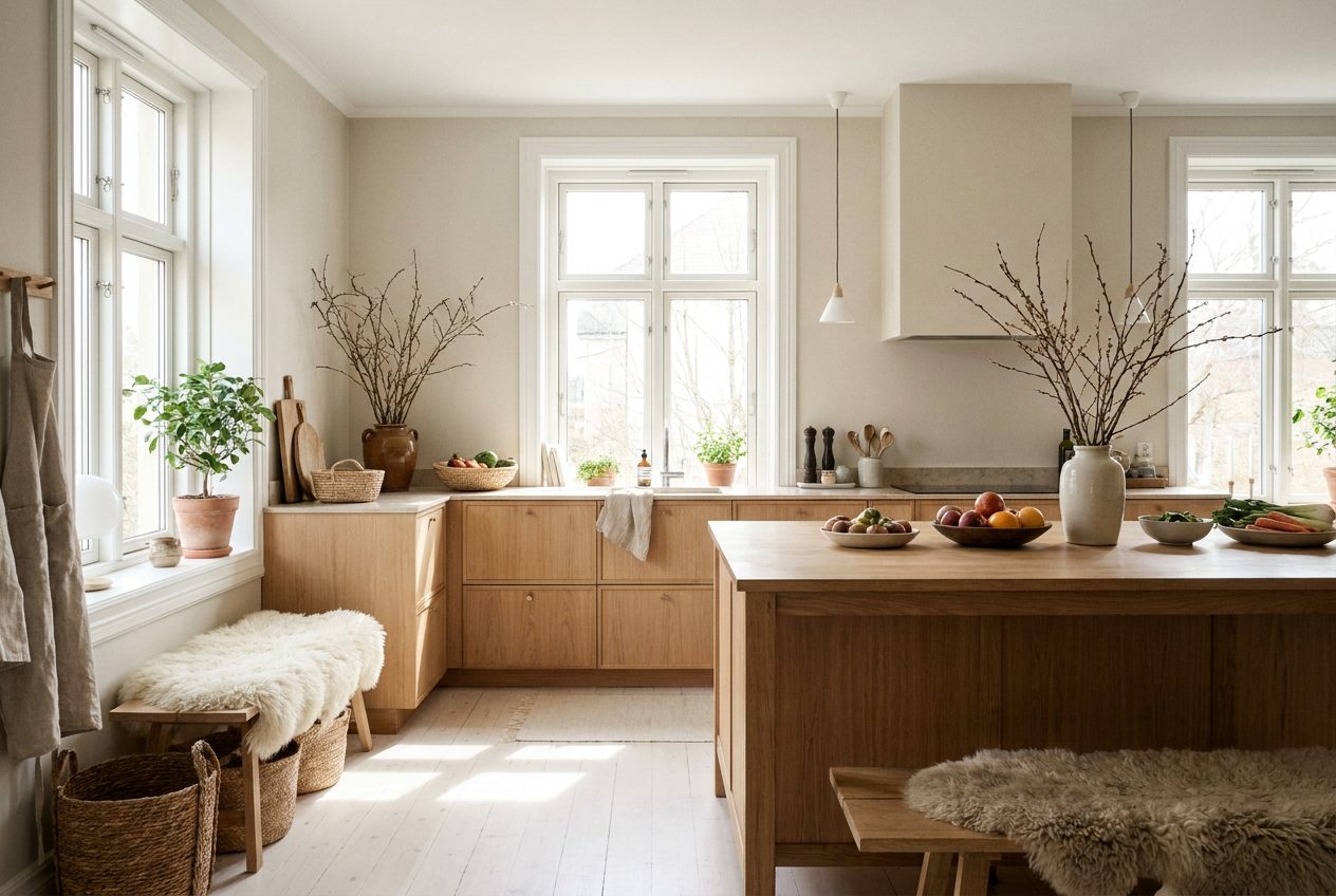 toques naturales en cocina