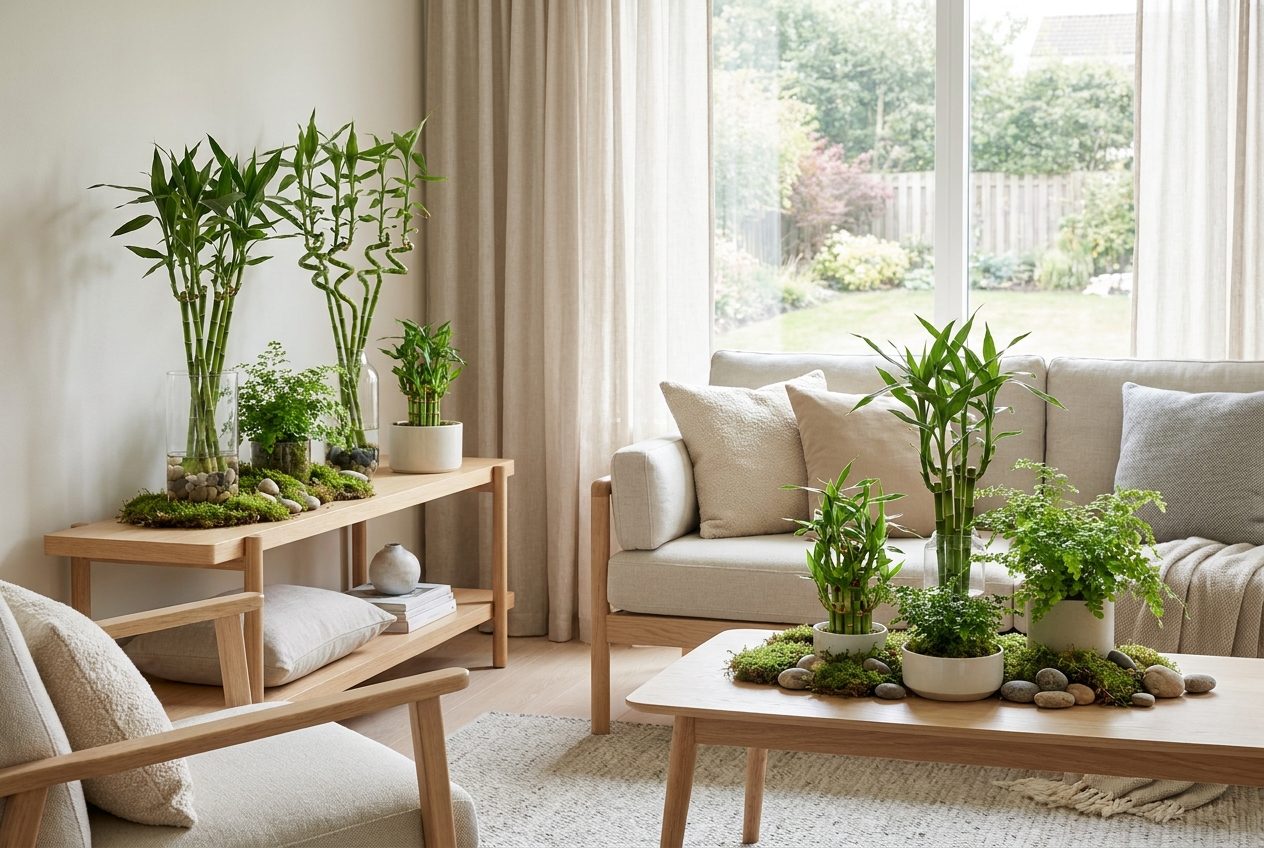 Jardines nórdicos, bambu de la suerte